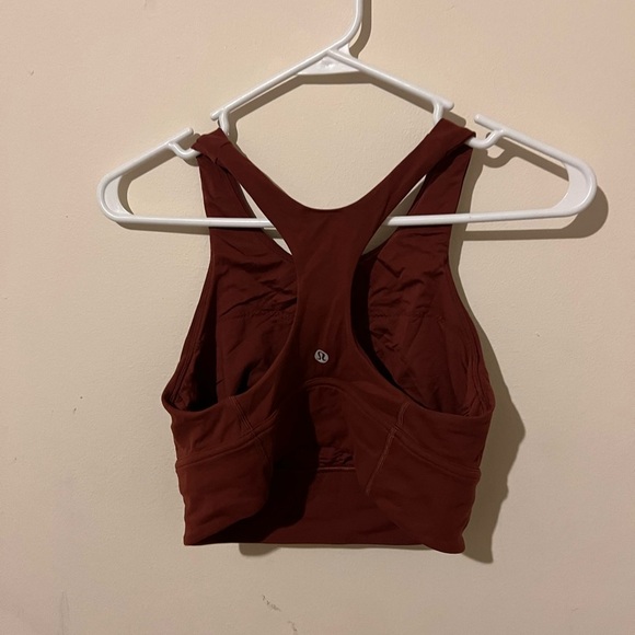 Lululemon Wunder Train Longline Bra *Medium Support, Size 8 Mulled Wine - Picture 7 of 9